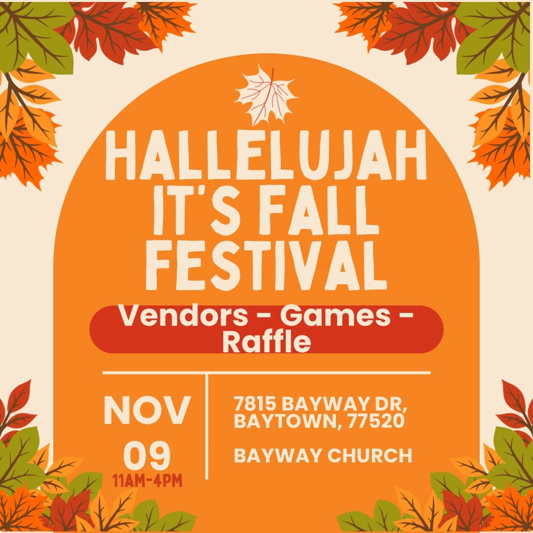 Hallelujah It\u2019s Fall, Festival