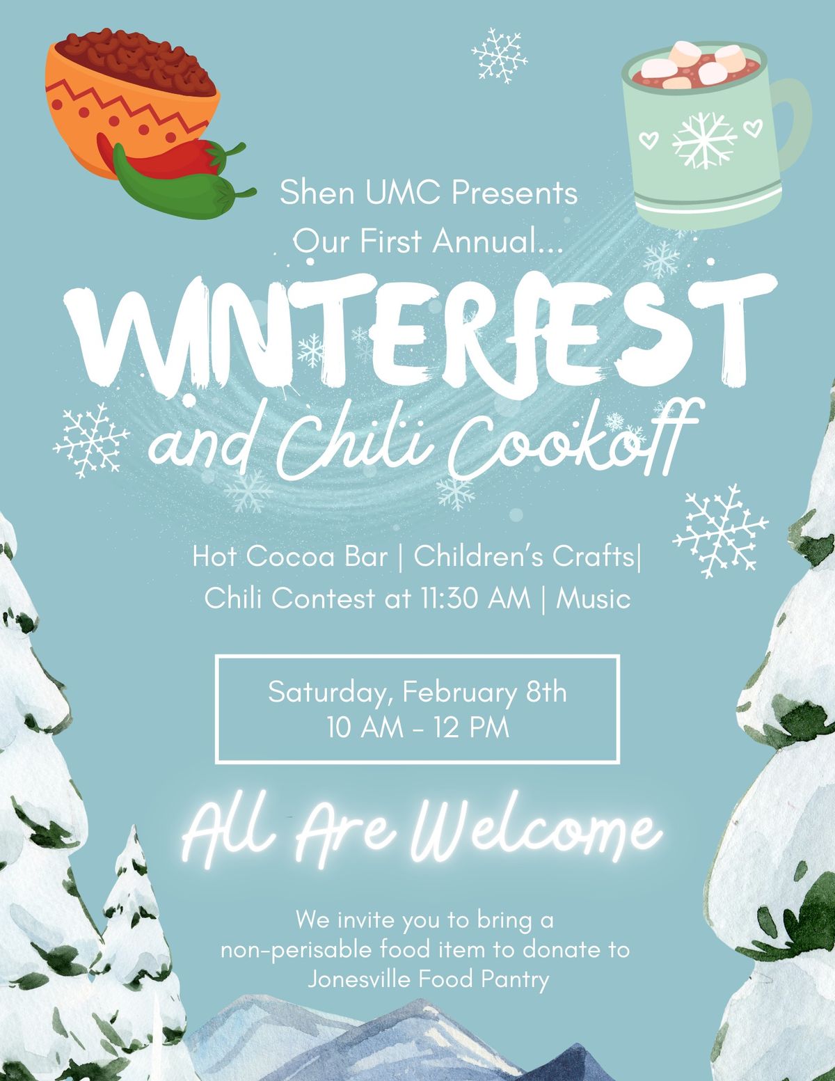 ShenUMC's 1st Annual WinterFest & Chili Cook-Off