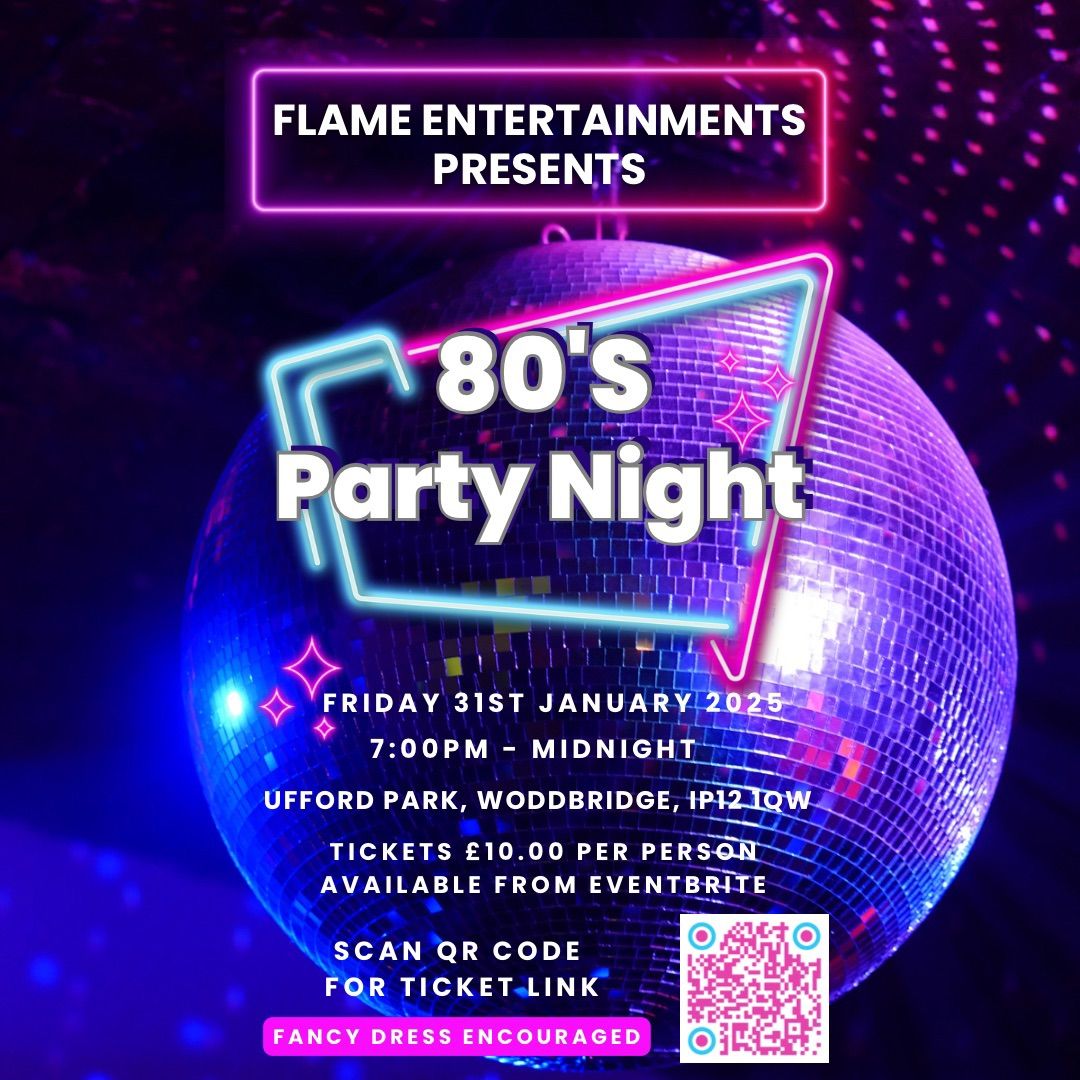 80s Night @ Ufford Park Woodbridge 