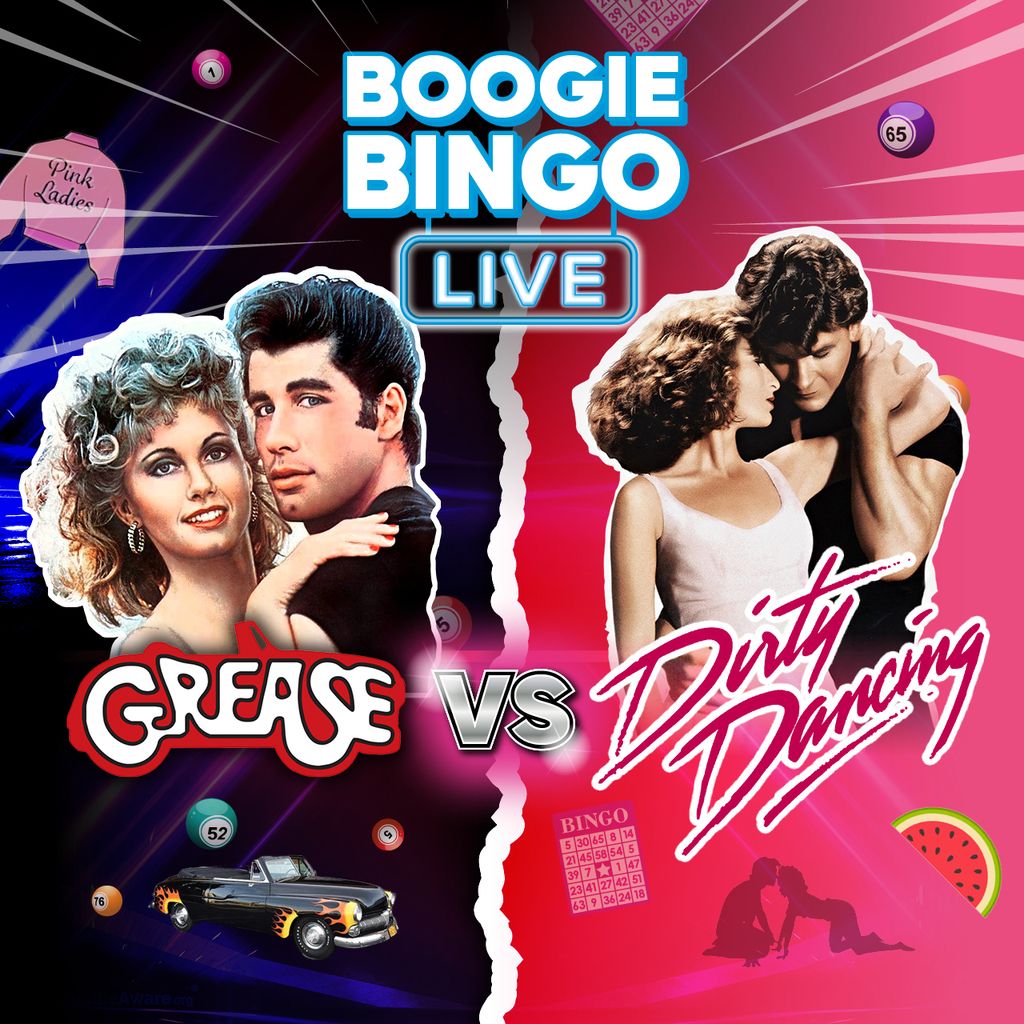 Boogie Bingo Live! Grease vs Dirty dancing - Meadowbank 10\/11\/23