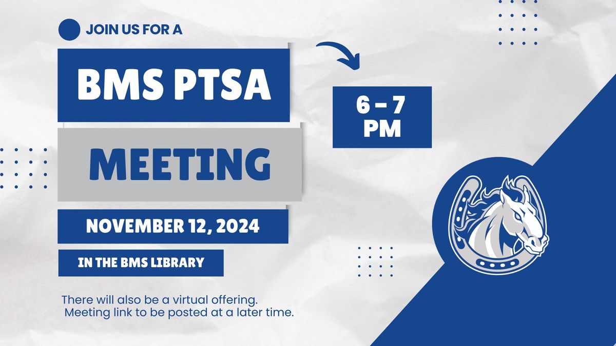 November 2024 PTSA Board Meeting