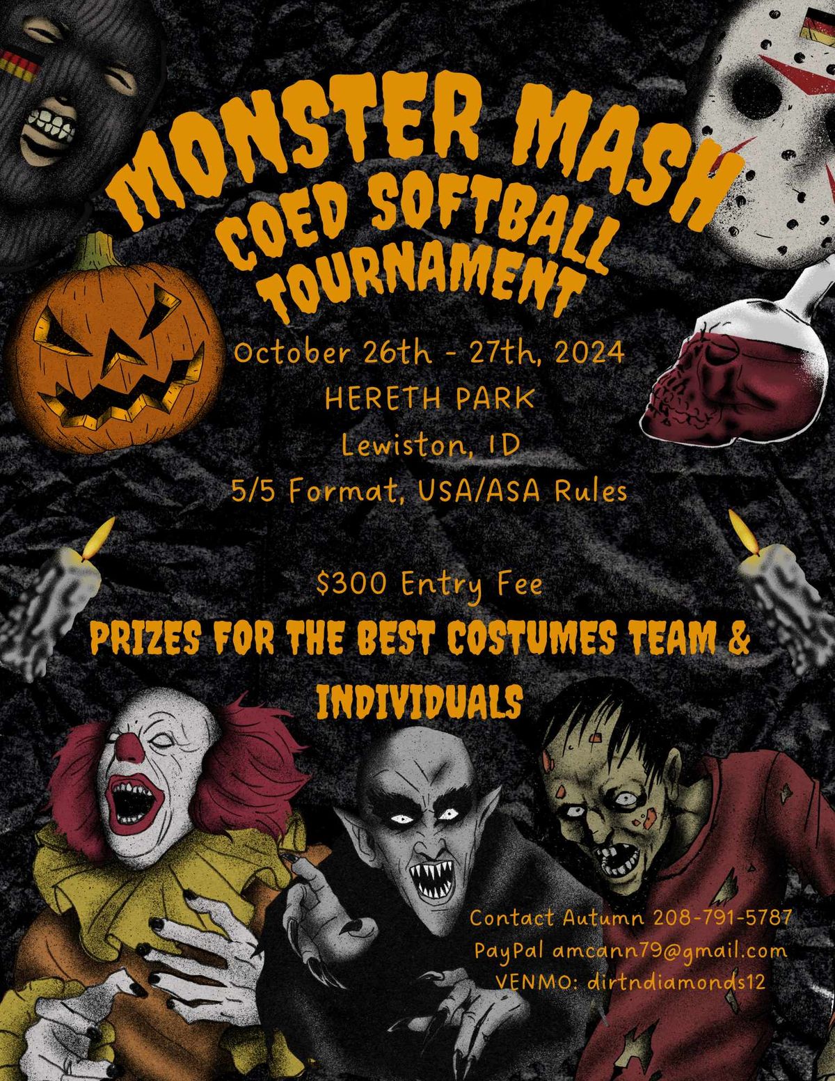 Monster Mash Coed Softball Tournament