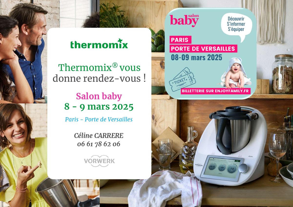 Thermomix au Salon baby Paris 2025