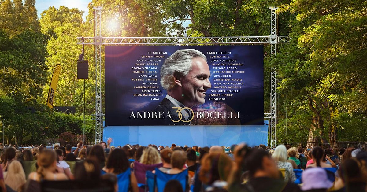 Andrea Bocelli Outdoor Cinema Celebration at Scone Palace, Perth