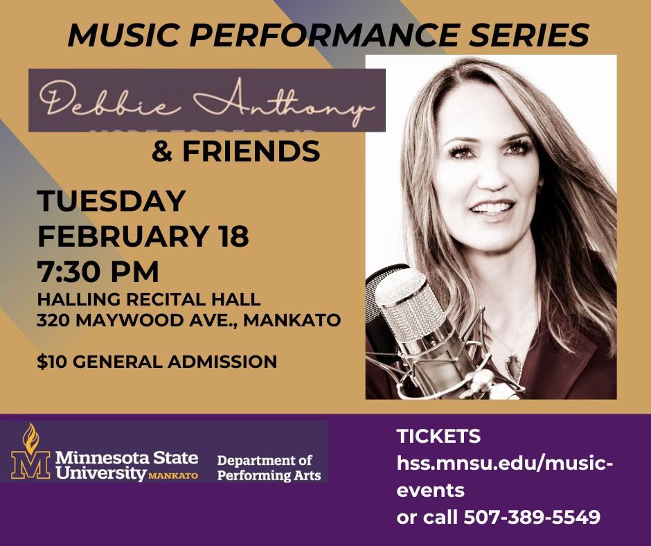 Debbie Anthony & Friends at the MNSU-Mankato Performance Series