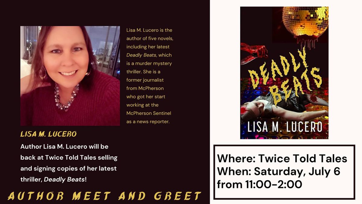 Author Meet and Greet with Lisa M. Lucero