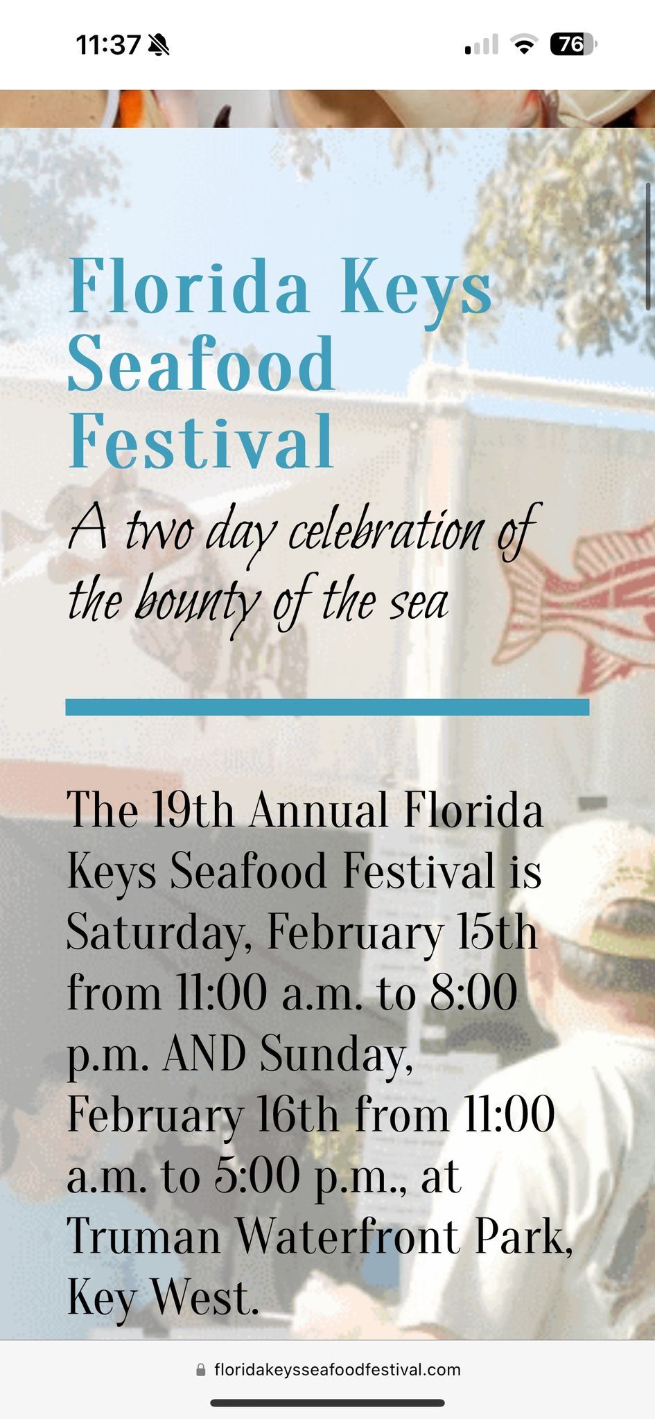 MMB @ Key West Seafood Festival 