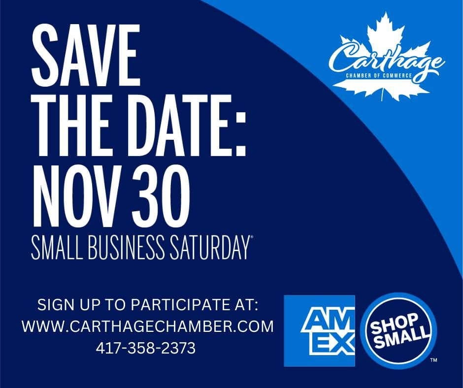 Carthage Small Business Saturday