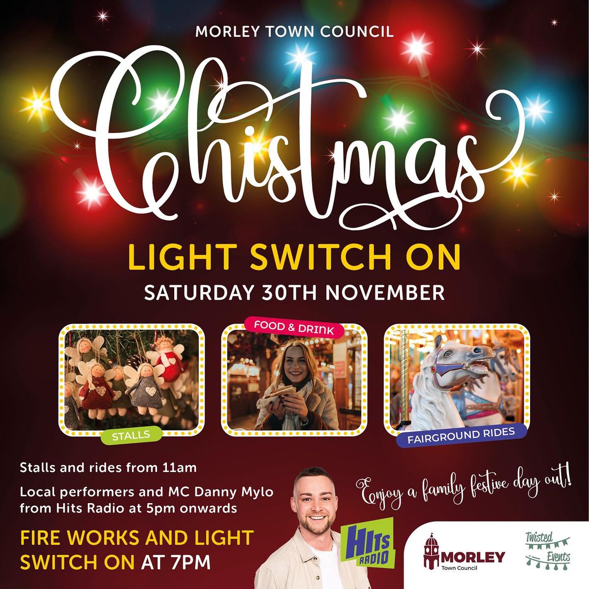 Morley Town Council Christmas Light Switch on