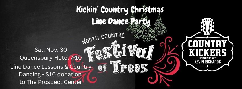 Kickin' Country Christmas Line Dance Party - Festival Of Trees @ Queensbury Hotel