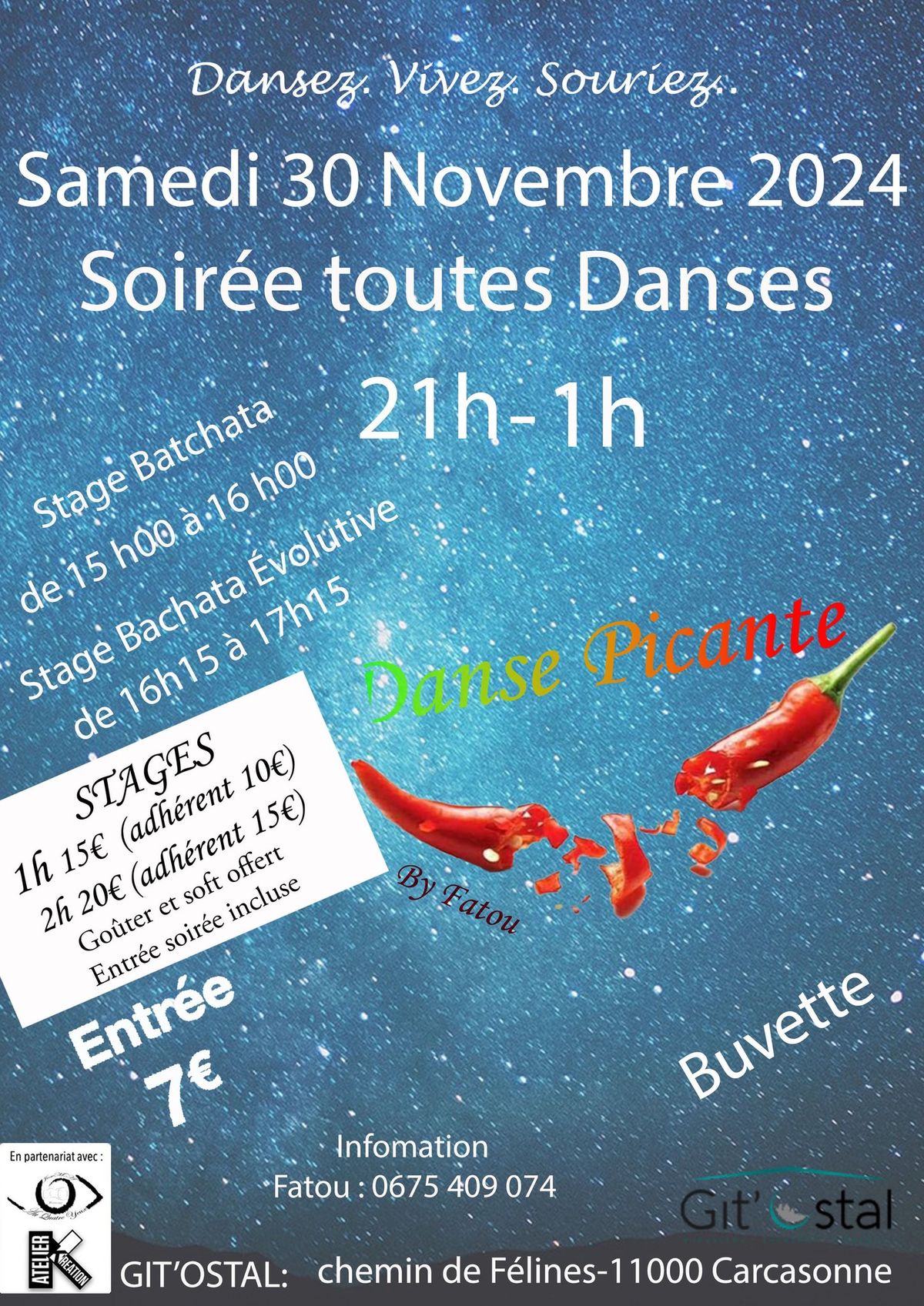 Danse Picante !! Soir\u00e9e toutes danses 