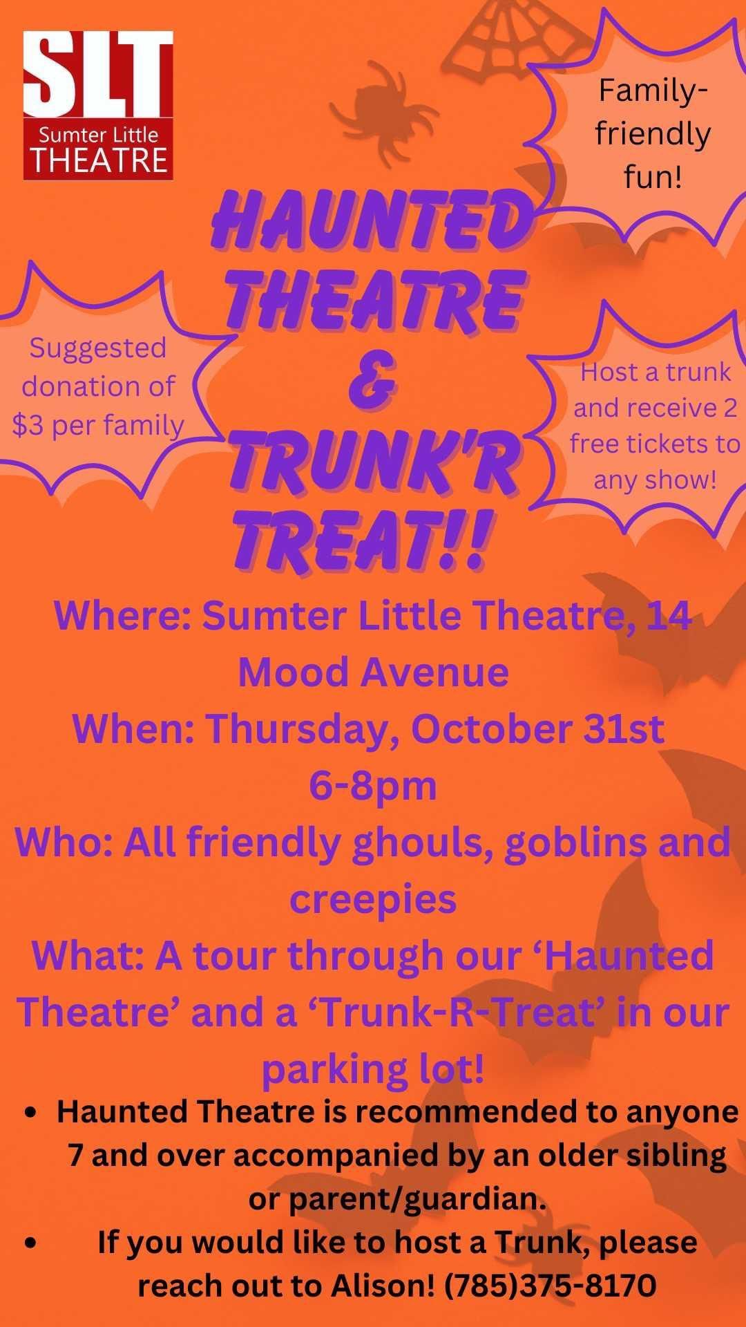 Haunted Theatre & Trunk'r'Treat!