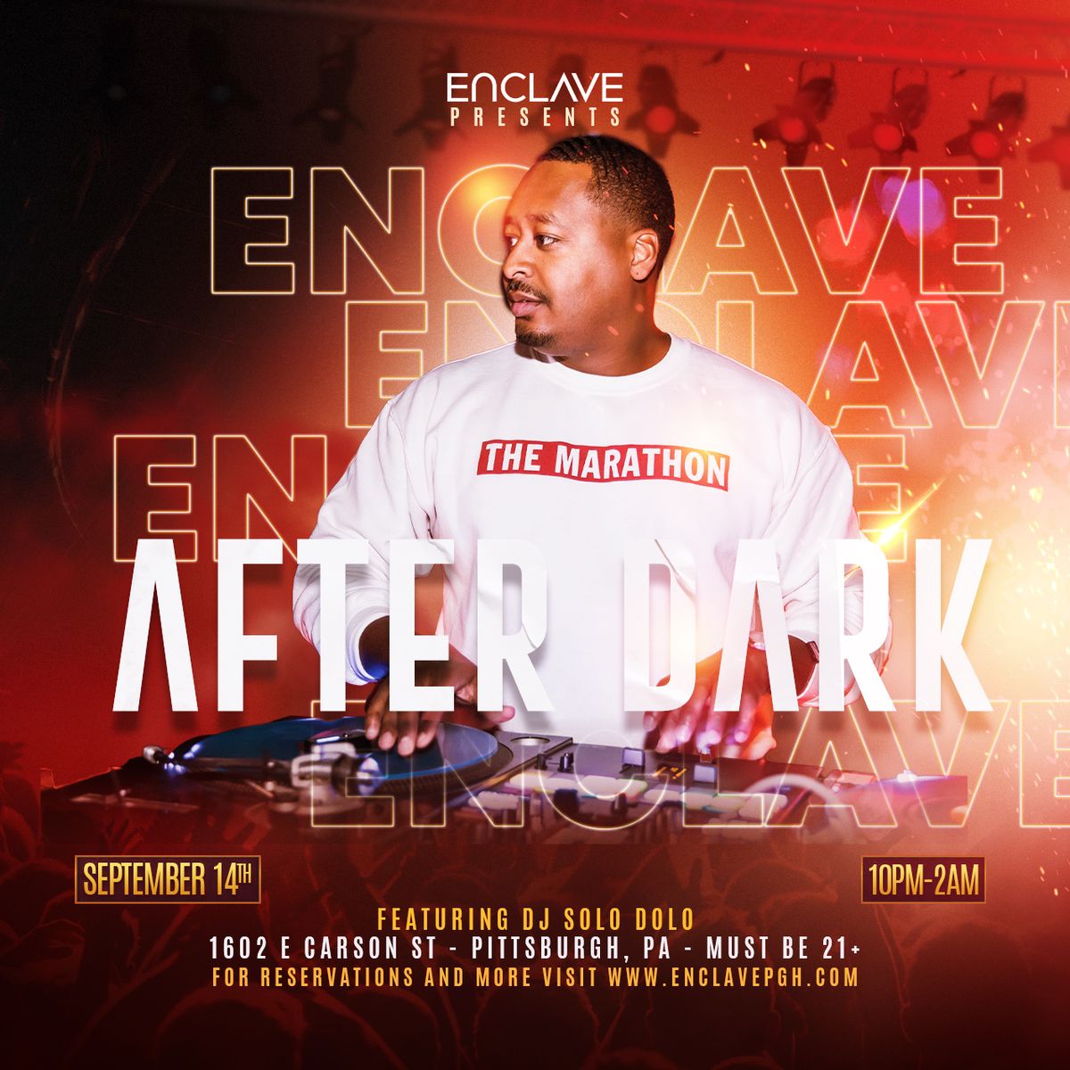 Enclave After Dark: SATURDAY NIGHT!