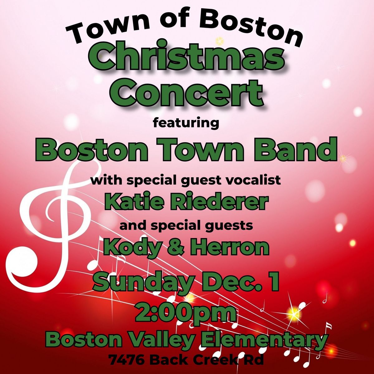 Boston Town Band Christmas Concert