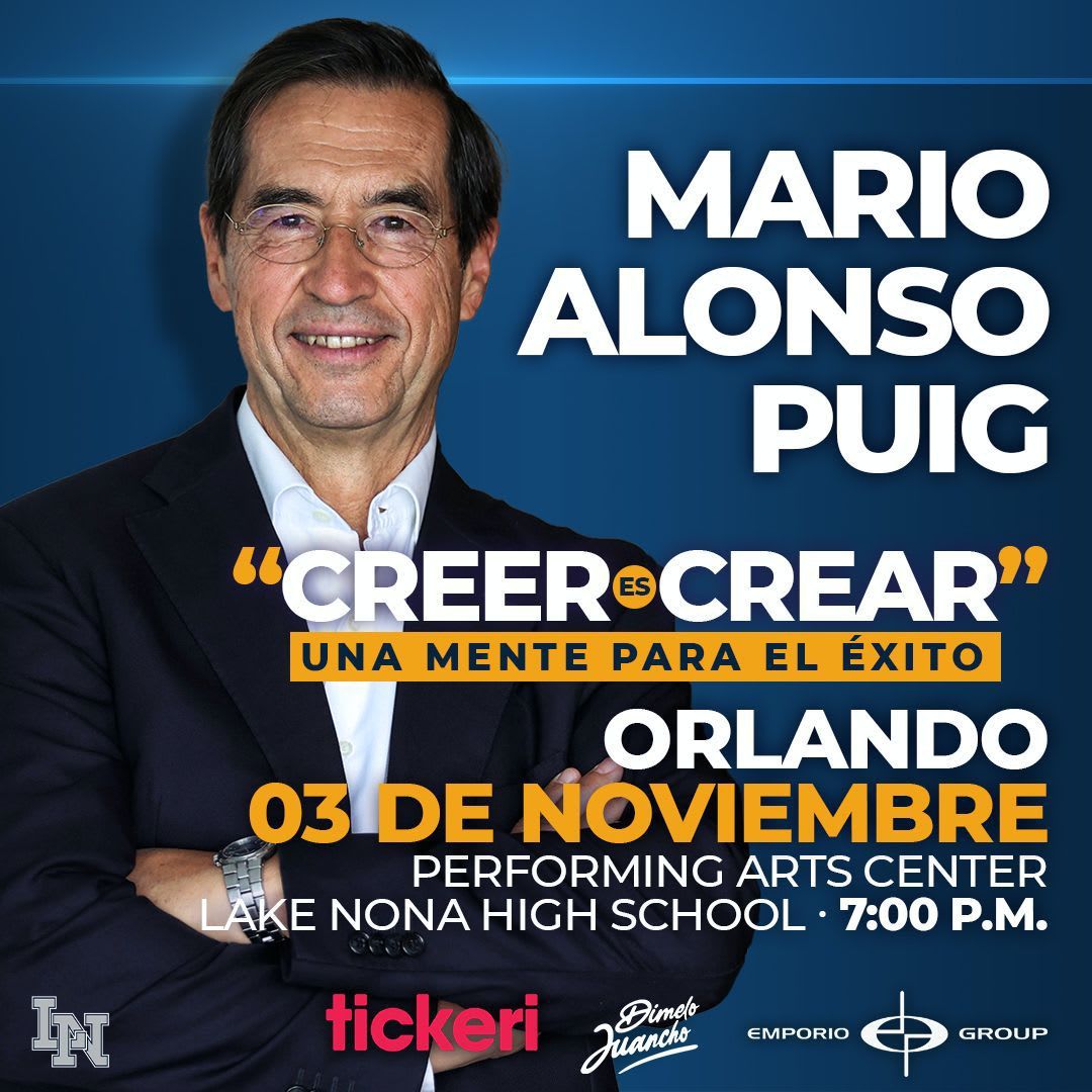 Mario Alonso Puig at Stafford Civic Center