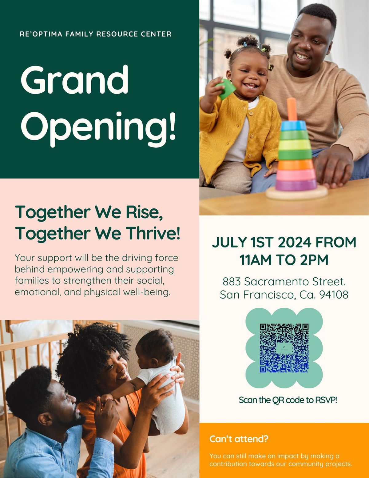 Grand Opening for Re'Optima Family Resource Center