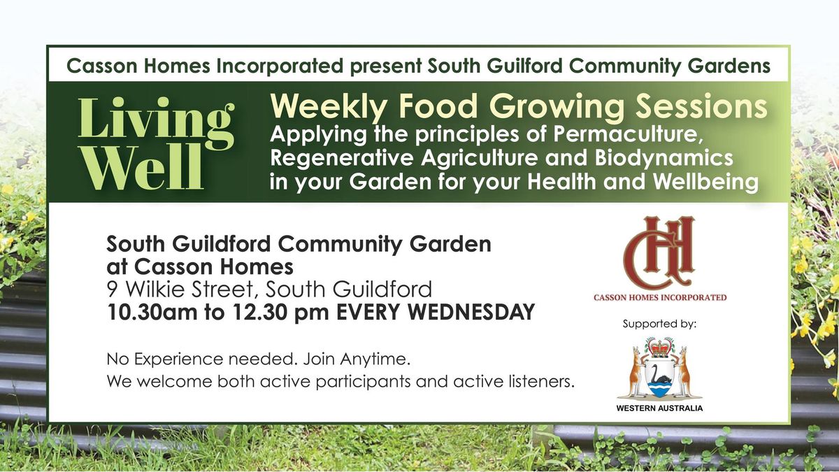 Living Well Weekly Food Growing Sessions in South Guildford