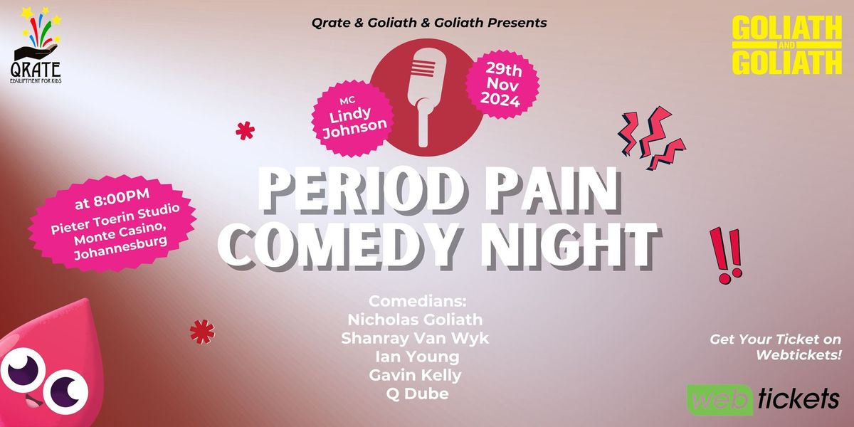 Qrate Period Pain Comedy Night