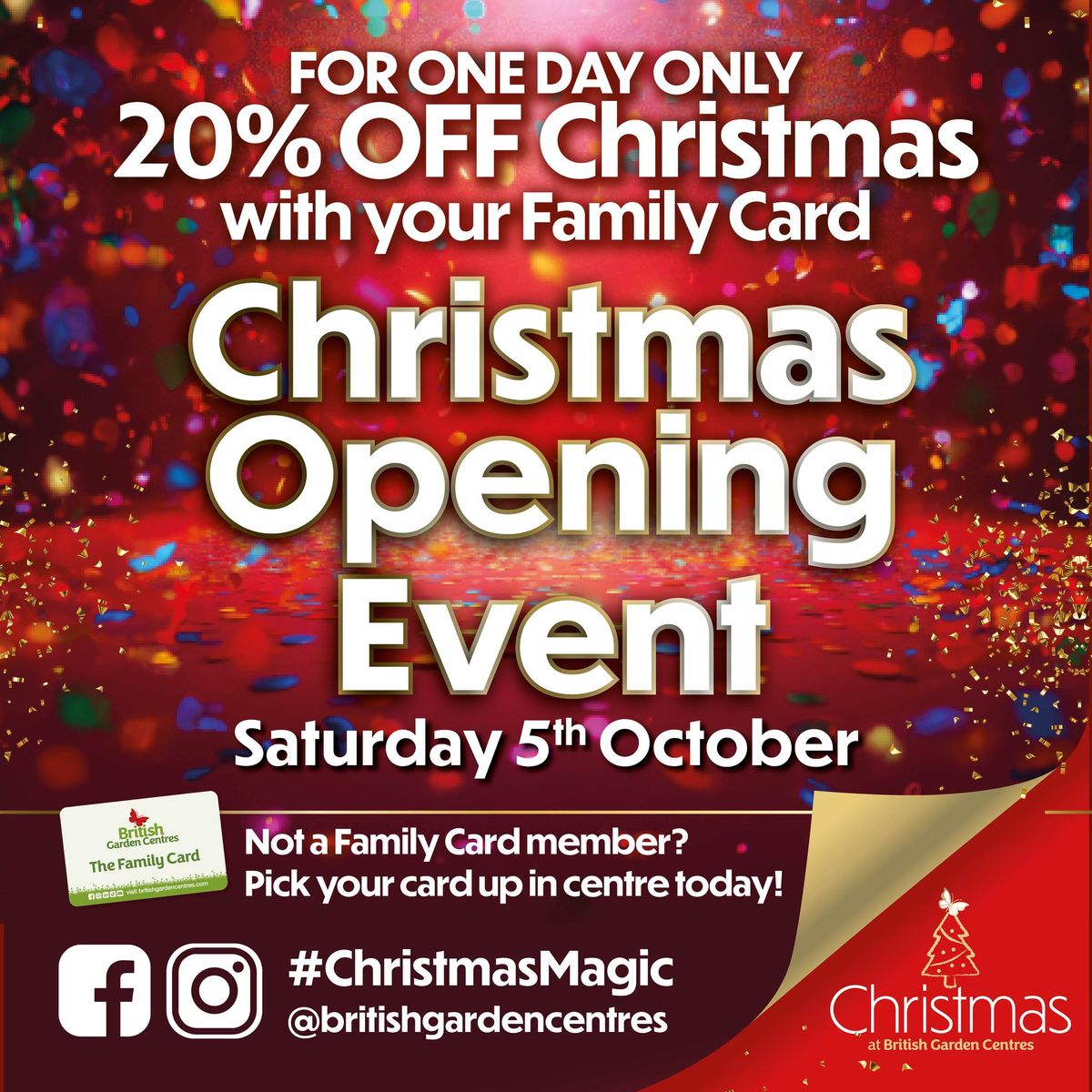 Christmas Magic at Wolseley Bridge Garden Centre