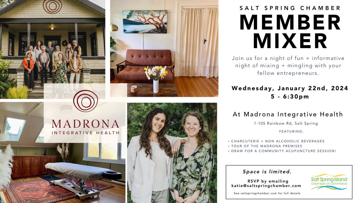 Member Mixer at Madrona Integrative Health 