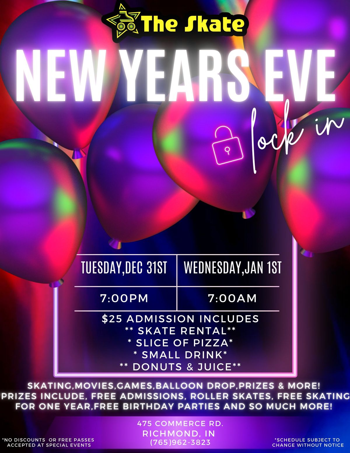 New Year's Eve Lock-In