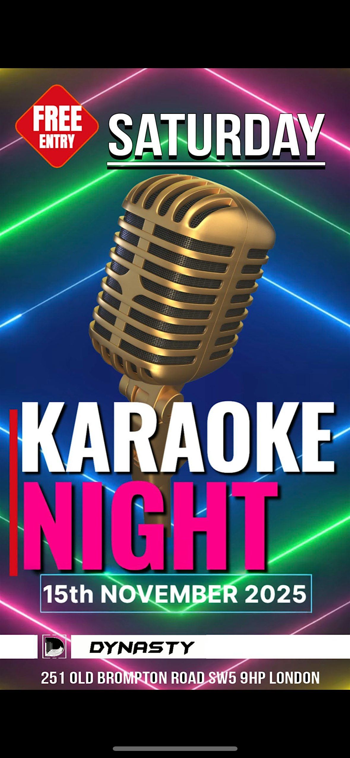 Karaoke & Party Night en Dynasty \u2013 Entrada Gratis con Reserva