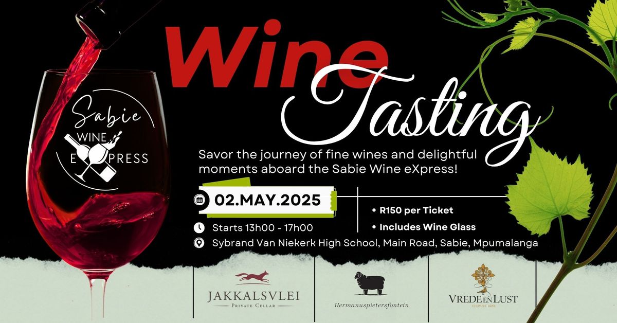 Sabie Wine eXpress - Wine Tasting