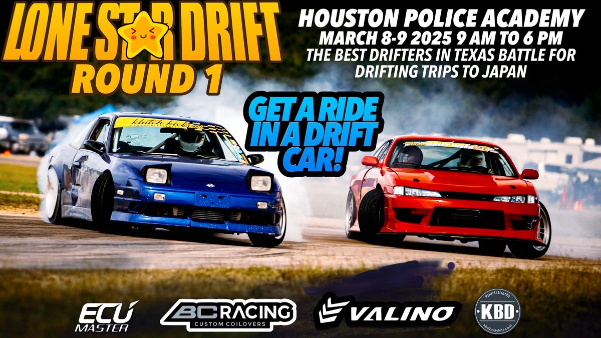 Round 1 of Lone Star Drift @ Houston Police Academy