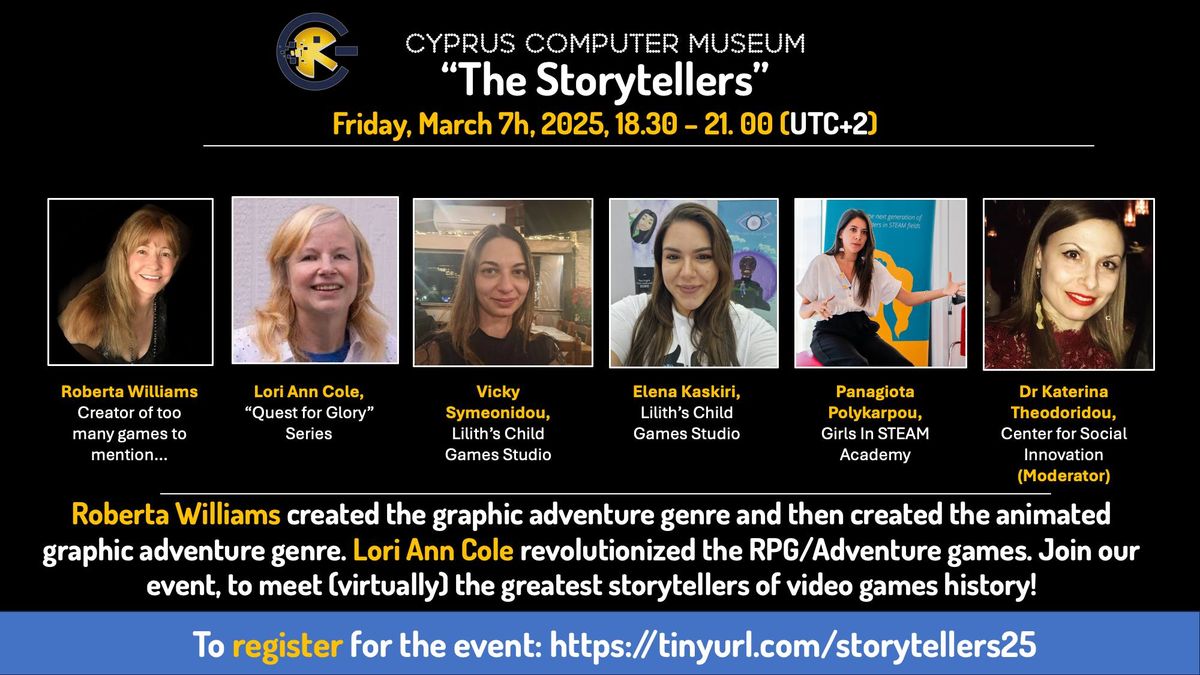 "The Storytellers" - Celebrating International Women's Day with two of the greatest storytellers!