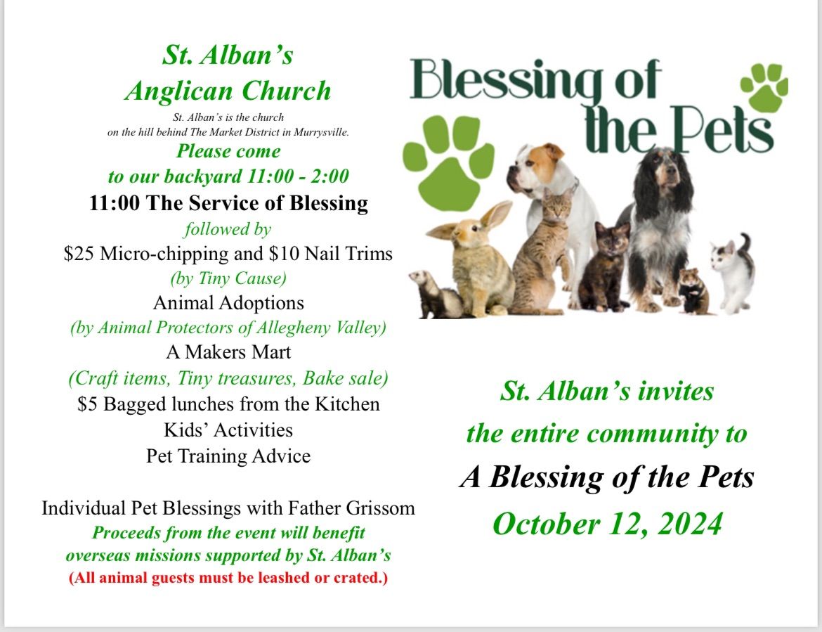 Blessing of the Pets