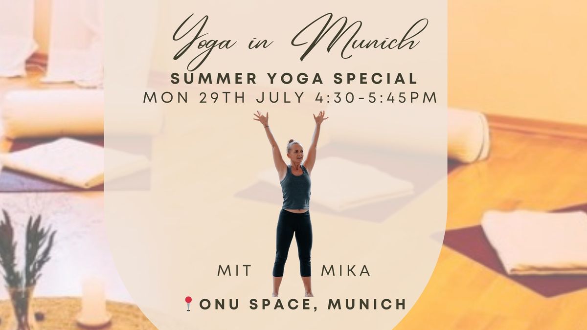 Summer Special - Yoga in Munich with Mika 