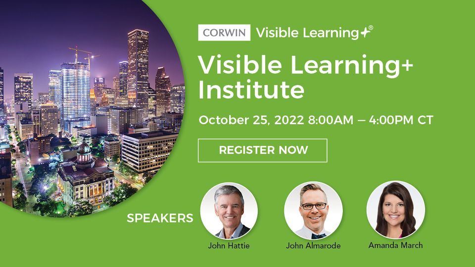 Visible Learning+ Institute featuring John Hattie