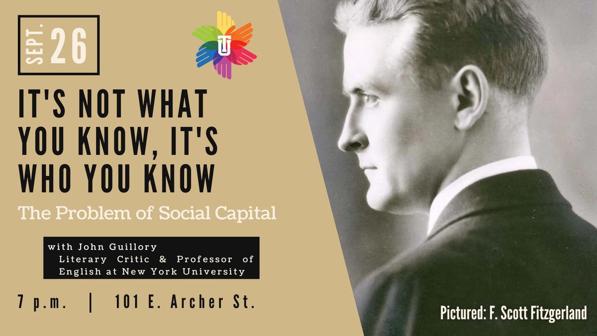 It's Not What You Know, It's Who You Know: The Problem of Social Capital with John Guillory