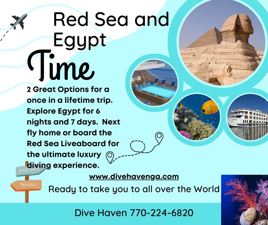 Trip of a Lifetime - Explore Egypt and\/or Dive the Red Sea in Luxury