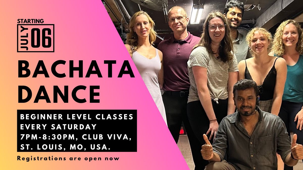 Bachata for Beginners: 6-Week Program Latin Dance Classes in St. Louis!