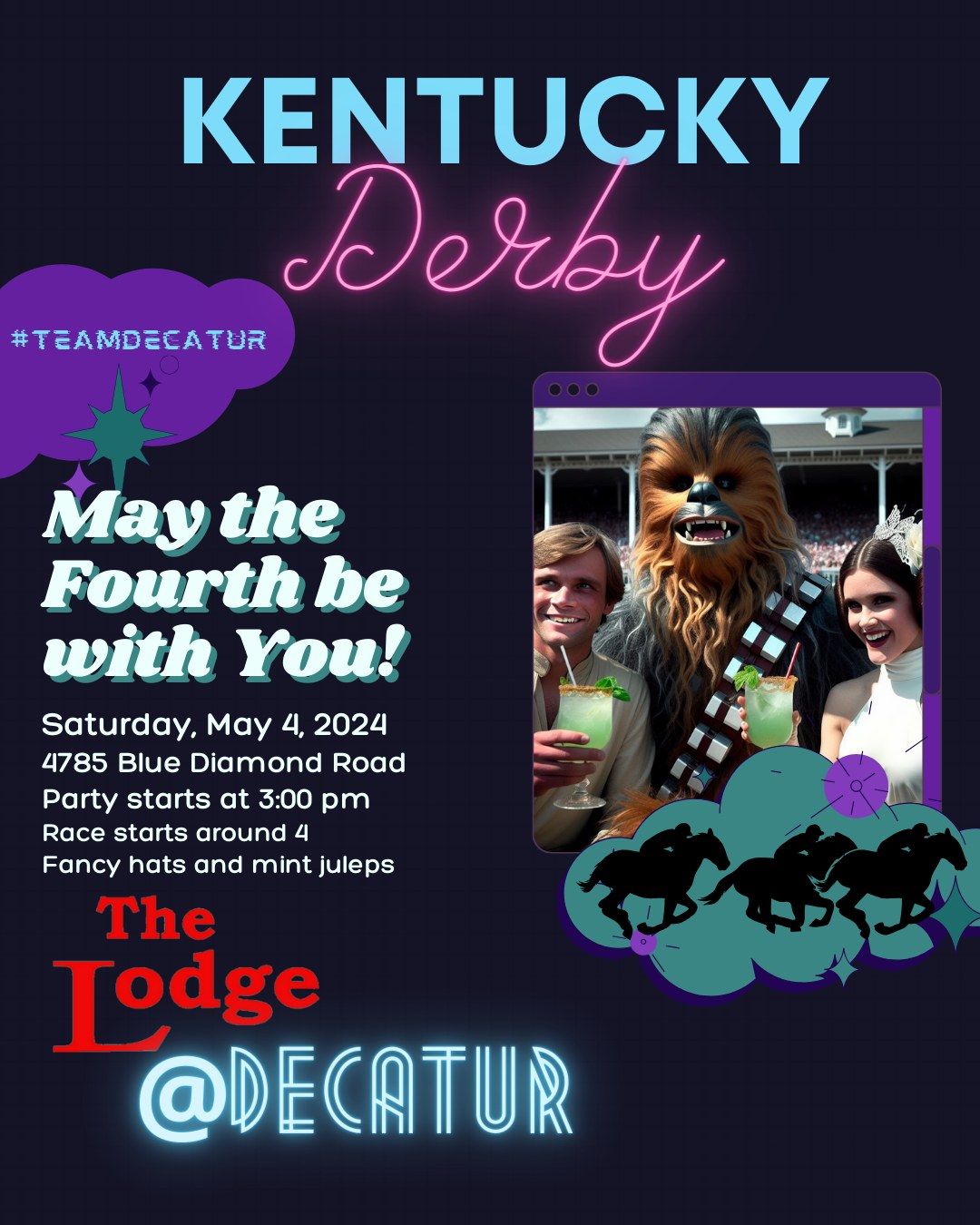 May the Fourth be with You Kentucky Derby Party