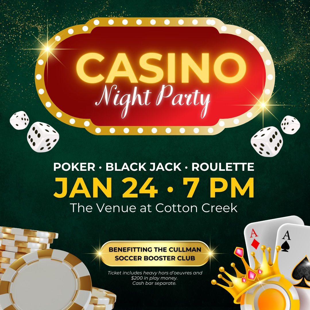 Casino Night Fundraiser for Cullman Soccer