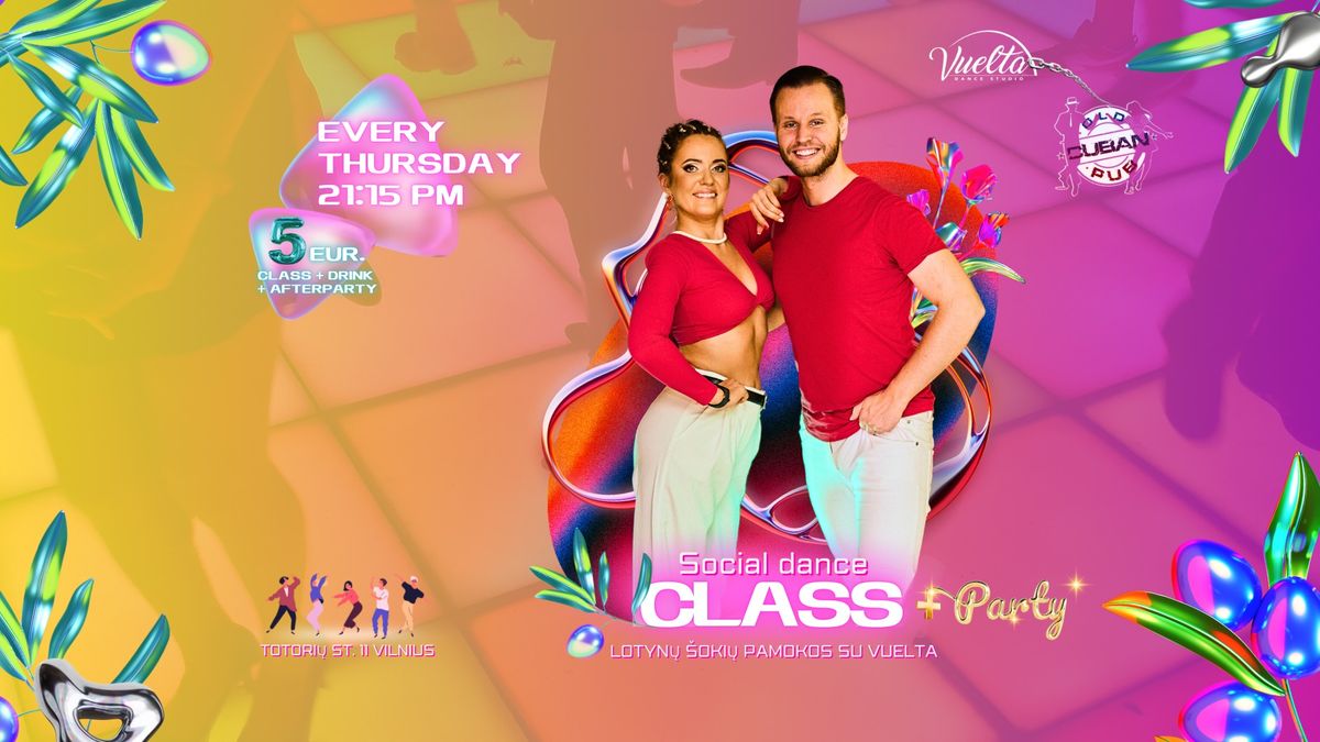 \ud83d\udc83Social dance Thursdays \/\/ Class + Party\ud83d\udd7a\ud83c\udffb