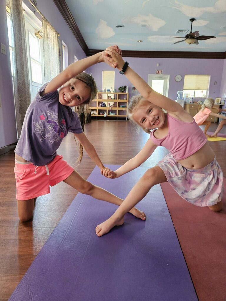 Kids Partner Yoga and Grown ups Night out on Valentine's Day!