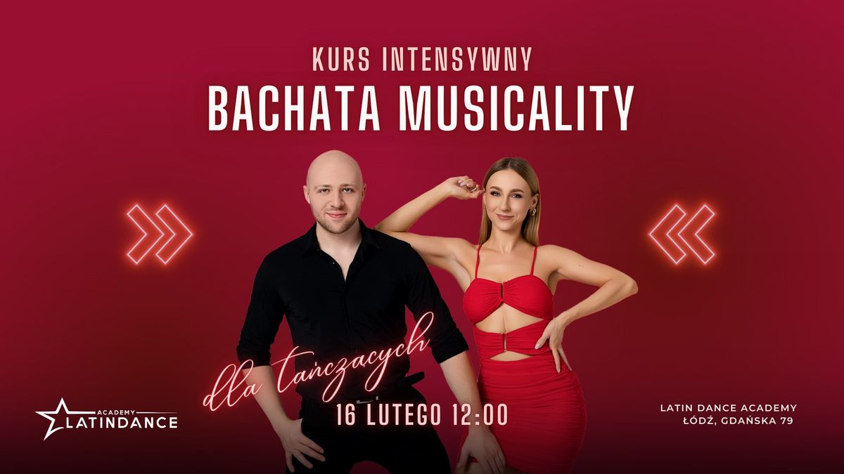 Bachata Musicality Kurs Intensywny dla ta\u0144cz\u0105cych! | 16 lutego '24