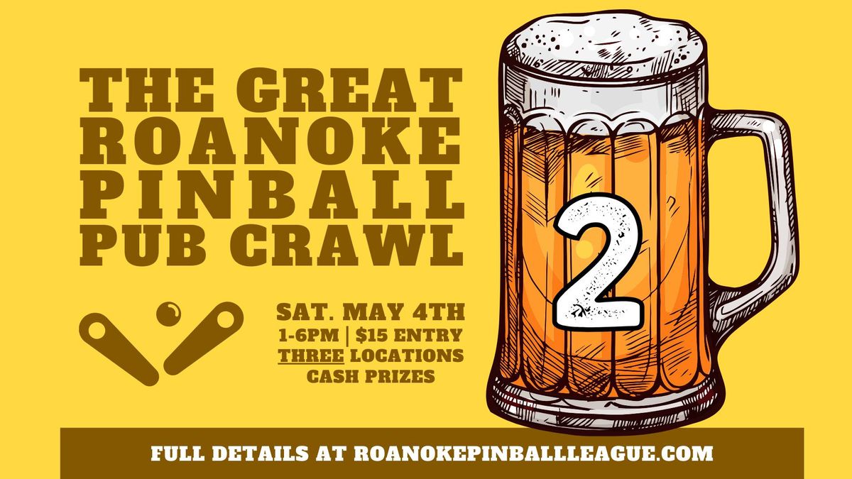 The Great Roanoke Pinball Pub Crawl 2