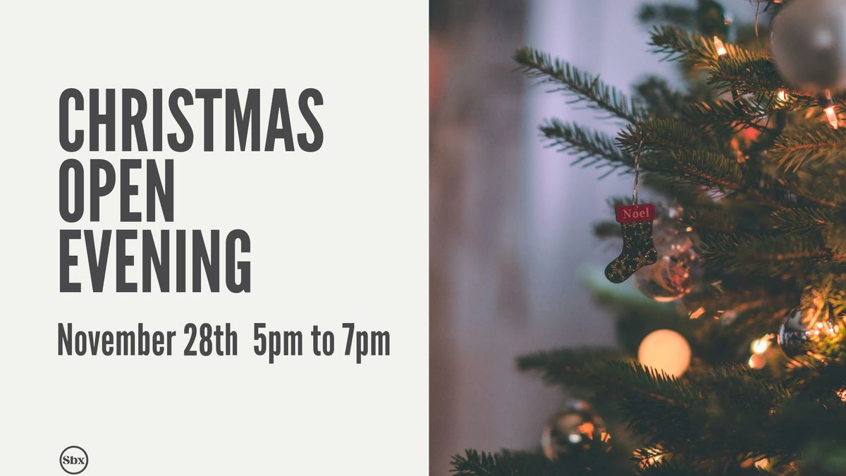 Christmas Open Evening