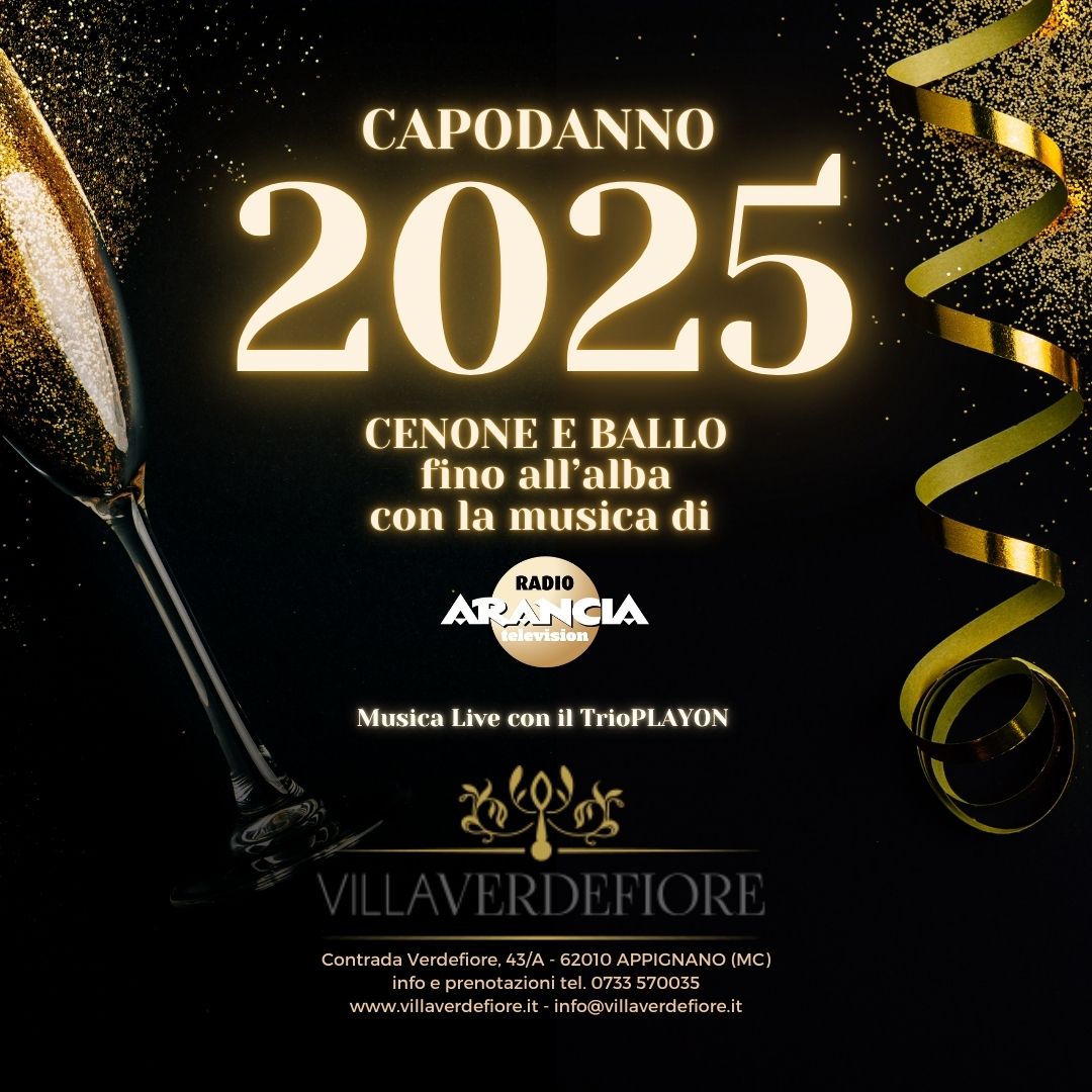 Capodanno 2025 a Villa Verdefiore