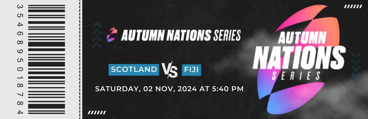 Autumn Internationals - Scotland vs Fiji