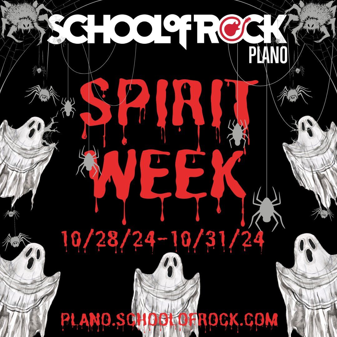 Halloween Spirit Week Alert for School of Rock Plano!