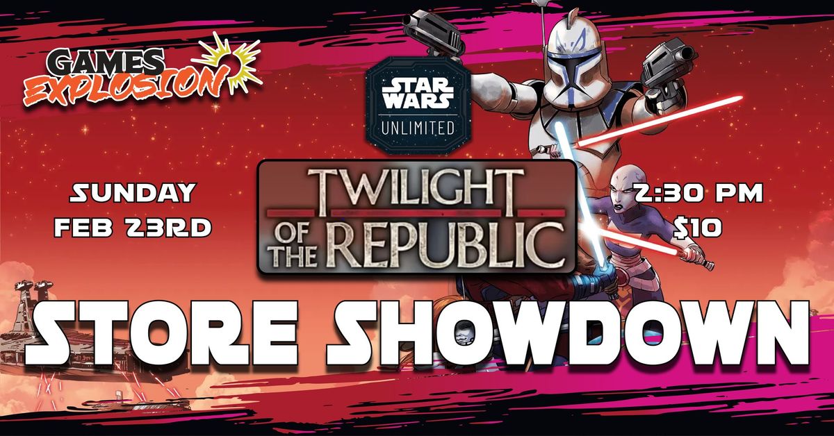 Twilight of the Republic Store Showdown