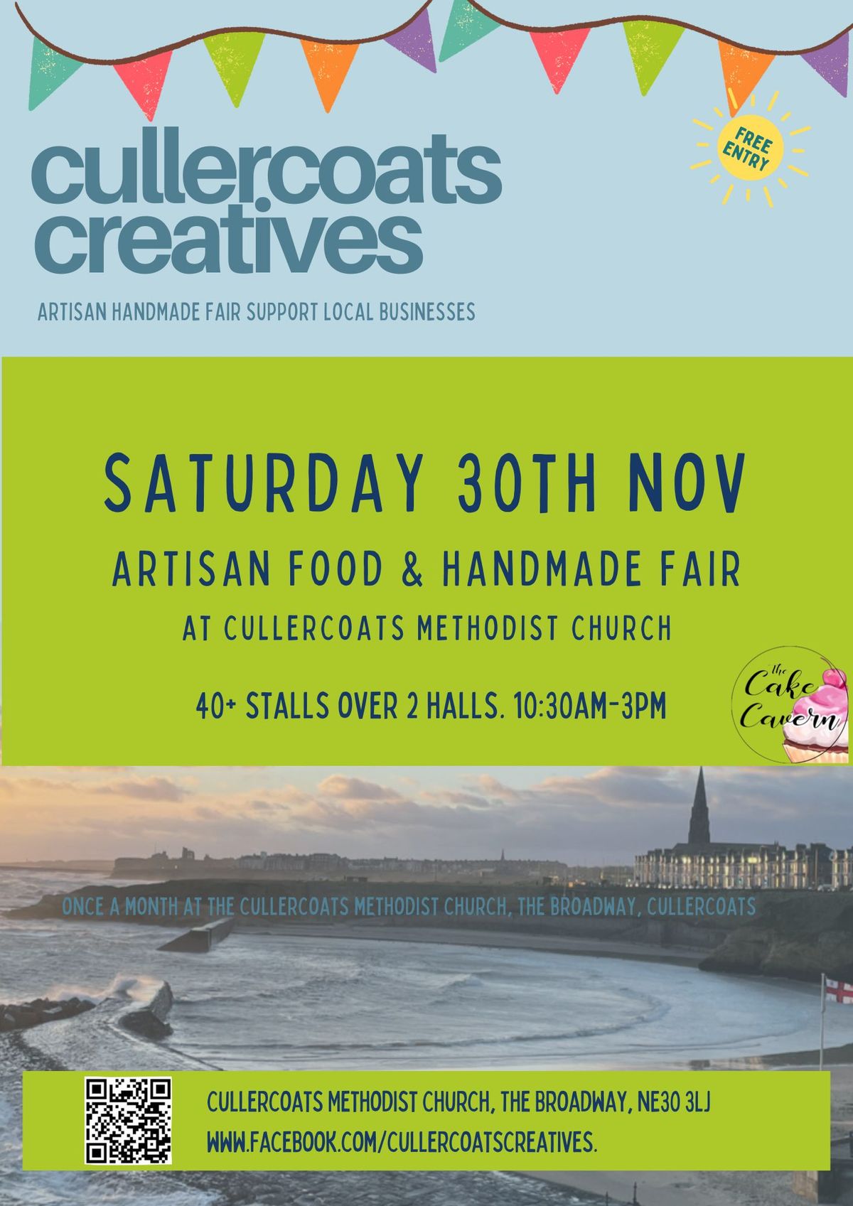 Cullercoats Creatives | Sat 30th November Handmade Fair