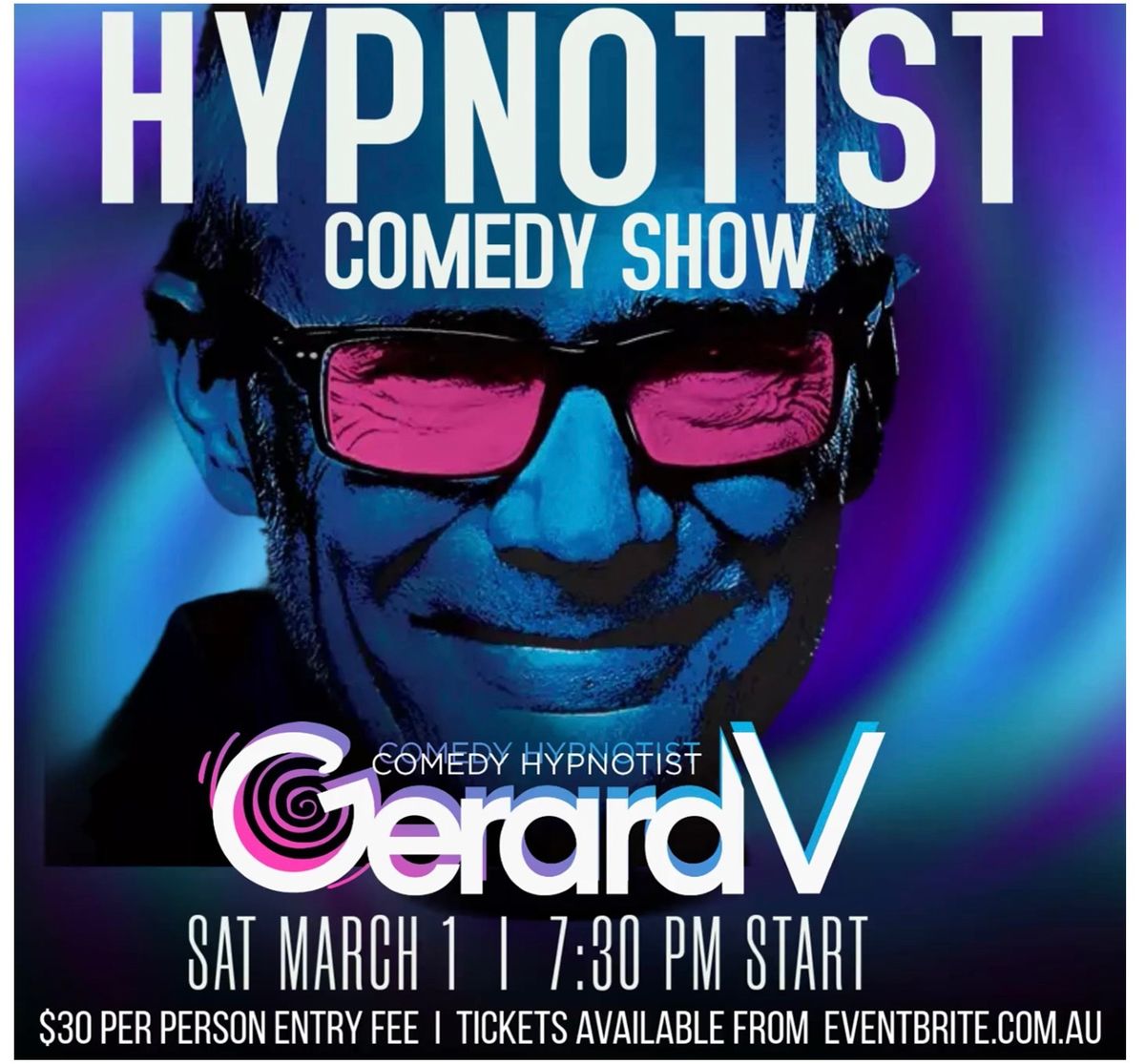 GerardV Comedy hypnotist 