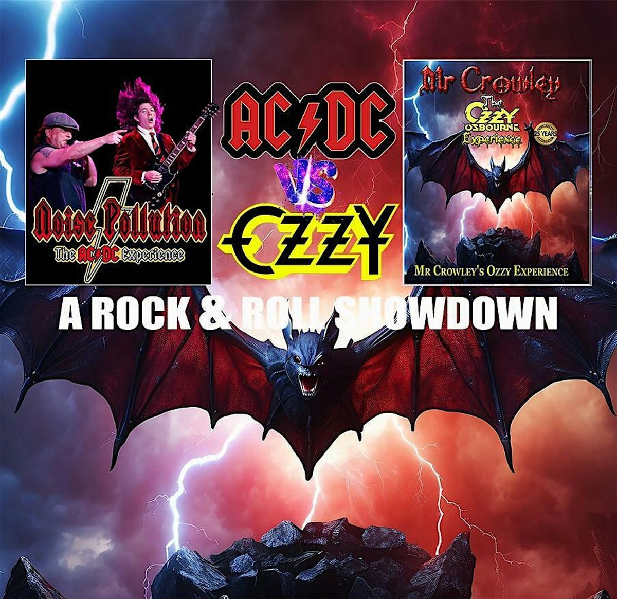 ACDC VS OZZY - w\/ Noise Pollution  & Mr Crowley !