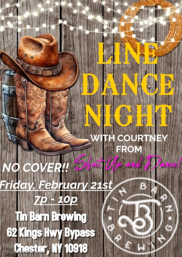 Line Dancing at Tin Barn!